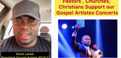 Why Don't You Support Gospel Artists "Pastors"- President of the Federation of Gospel Artists Uganda Afande Lanek In The Video