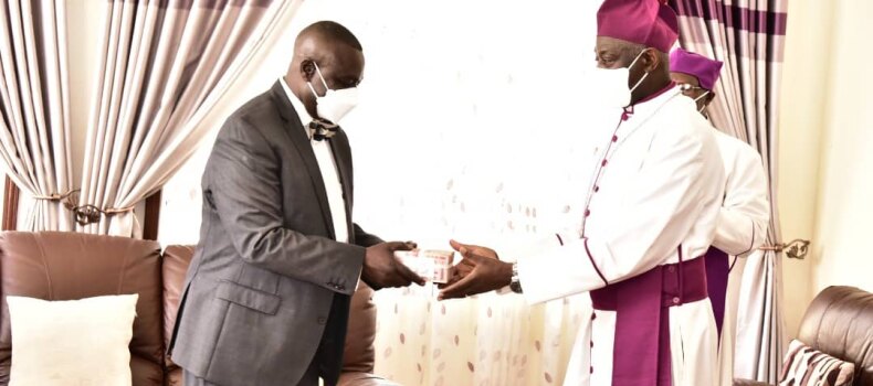 Speaker Jacob Oulanyah honors his pledge to the church house